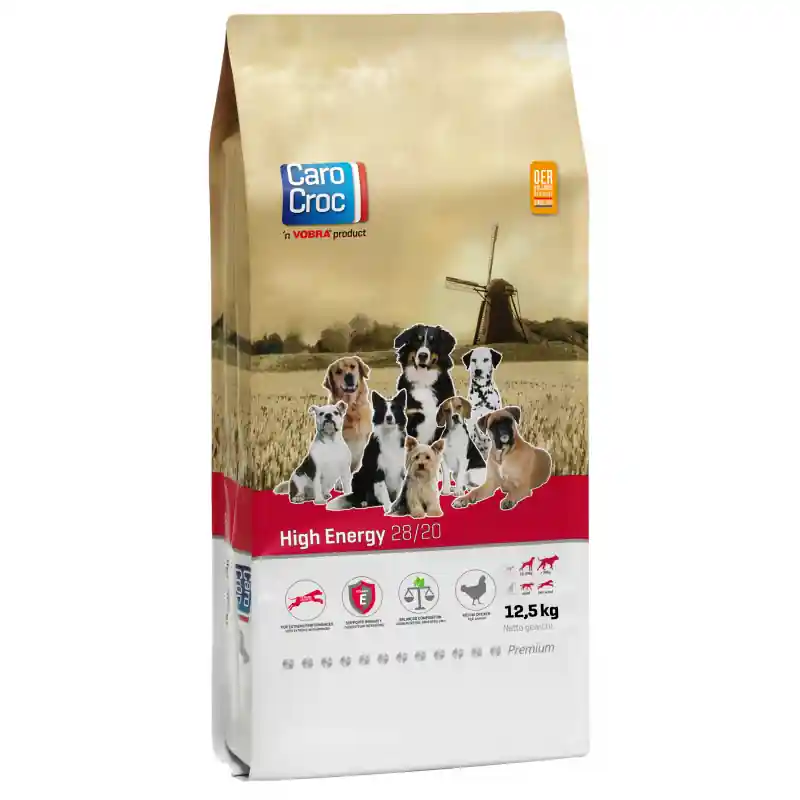 CaroCroc Hondenvoer High Energy 28/20