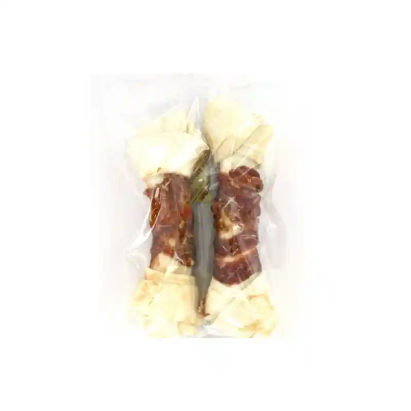 Witte Knoop met Eend 19 cm - 2 st.