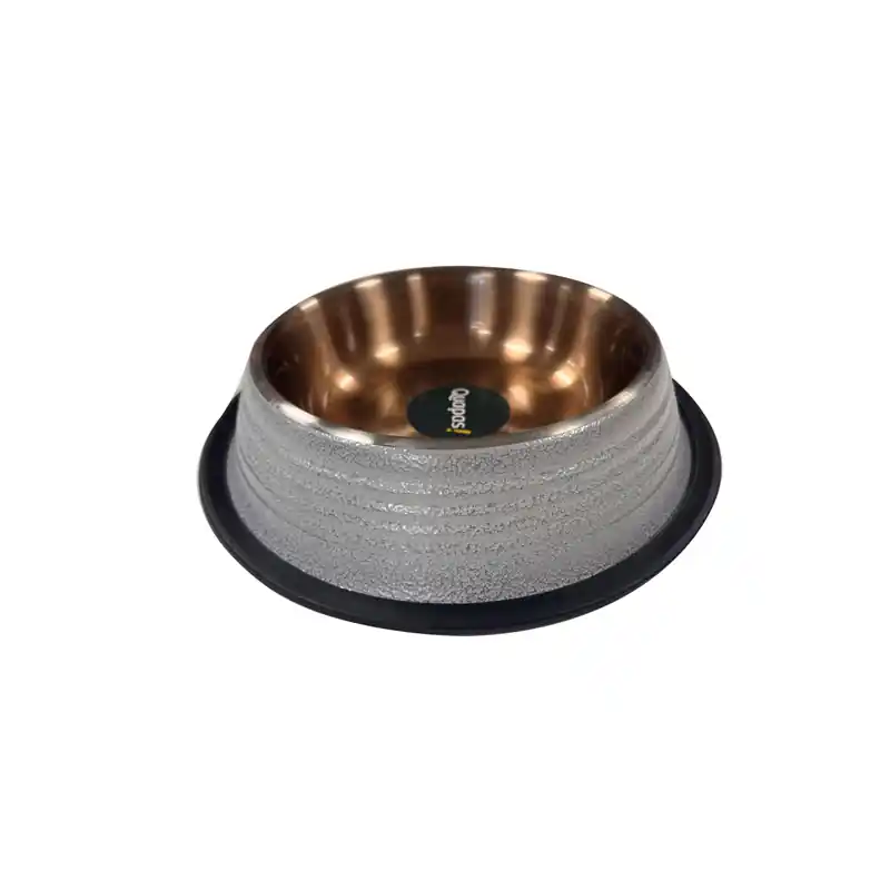 Quapas! Voerbak Ribbed Non Skid Leather Wit