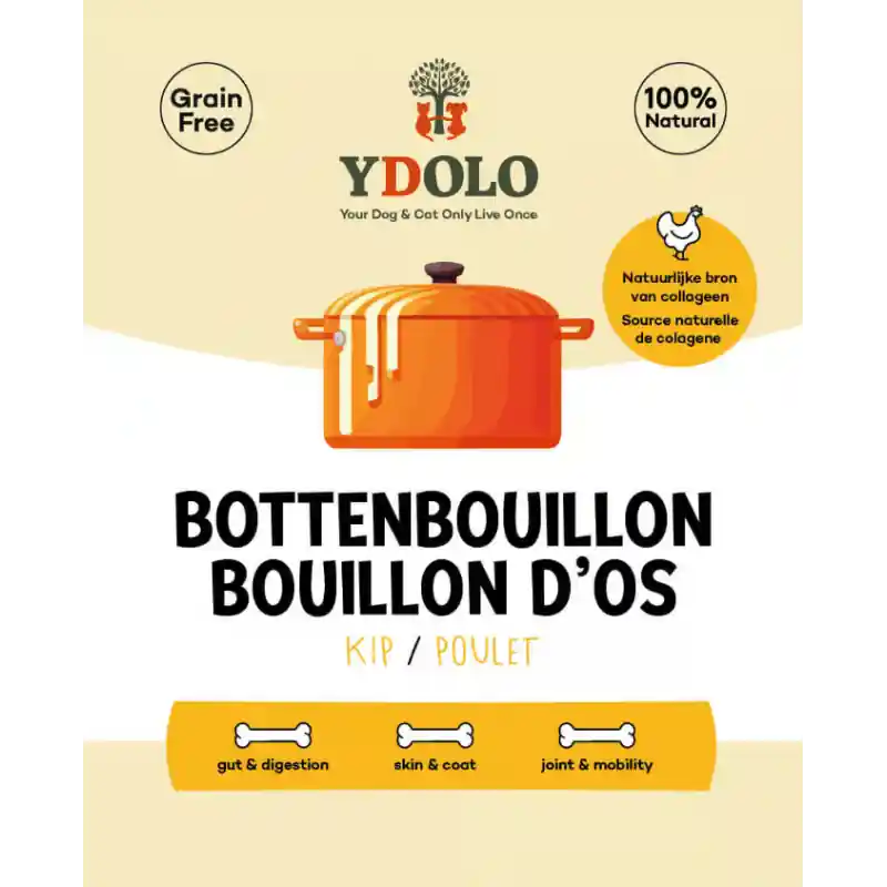 Ydolo Bottenbouillon Bio Kip 230ml