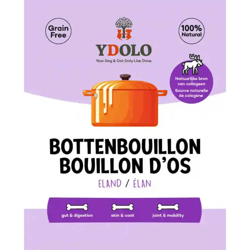 Ydolo Bottenbouillon Wilde Eland 230ml