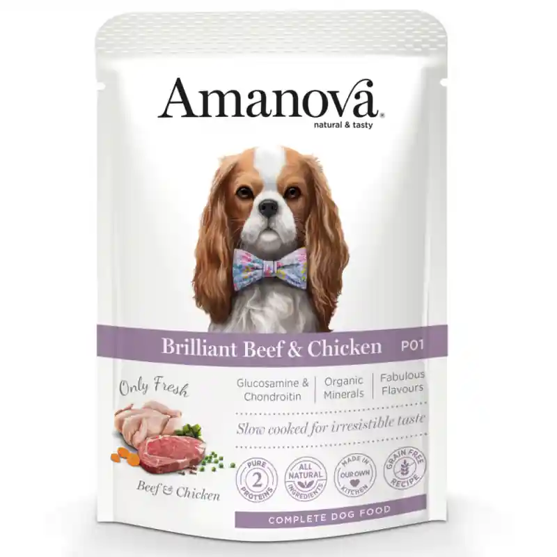 Amanova Hond Brilliant Beef & Chicken 100gr