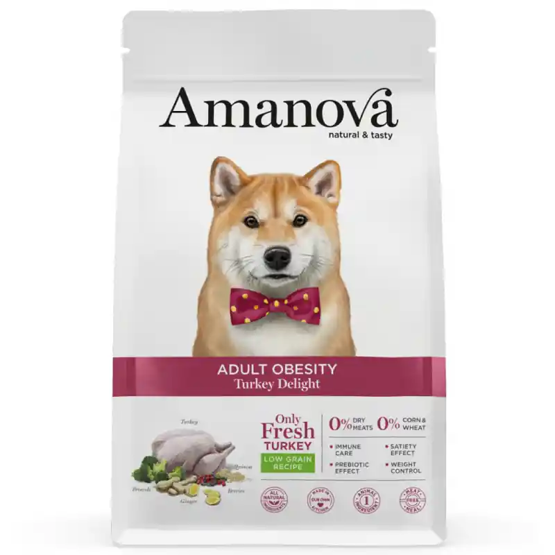 Amanova Hond Adult Obesity Turkey Delight 10 kg
