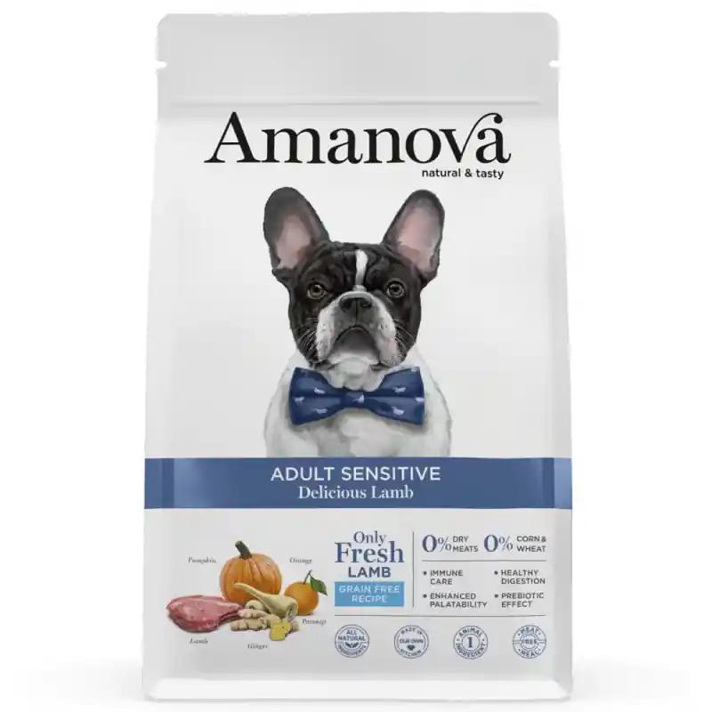 Amanova Hond Adult Sensitive Delicious Lamb 10 KG