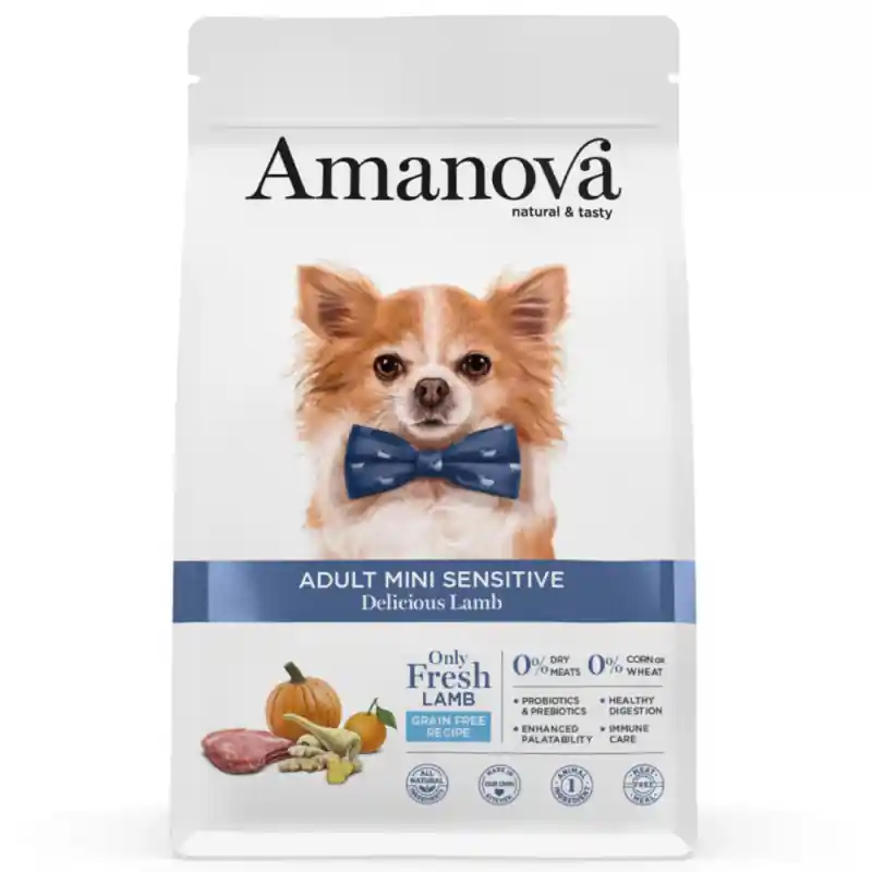 Amanova Hond Adult Mini Sensitive Delicious Lamb 7 KG