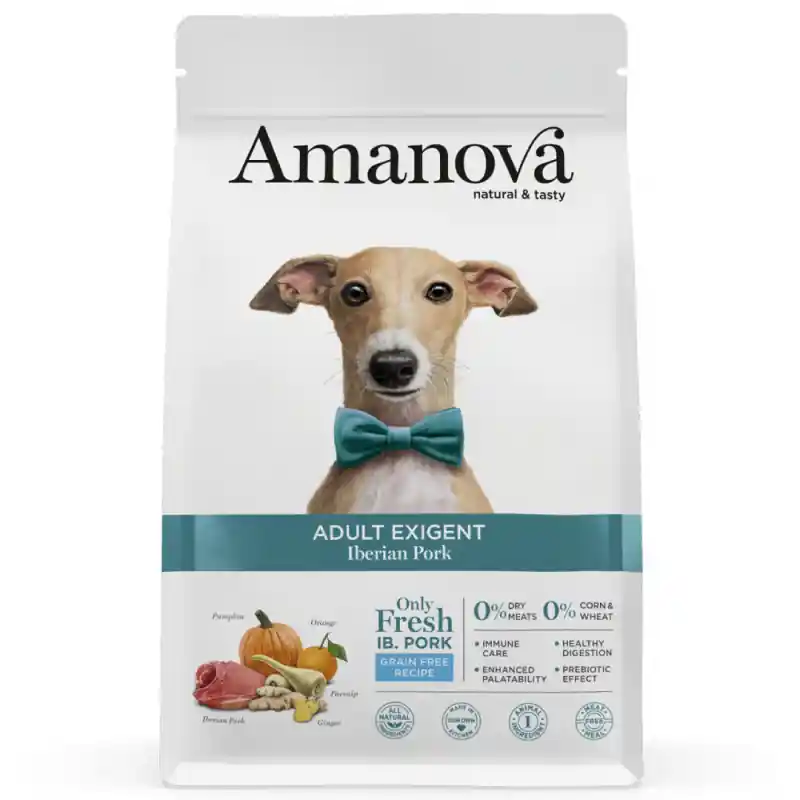 Amanova Hondenvoer Adult Exigent Iberian Pork 2 KG