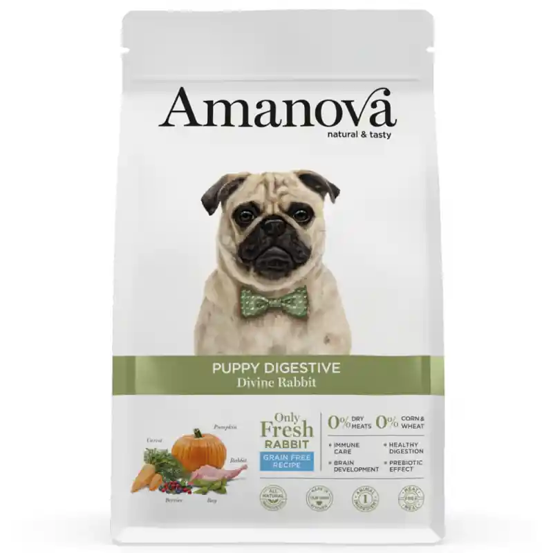 Amanova Hond Puppy Digestive Divine Rabbit 2 KG