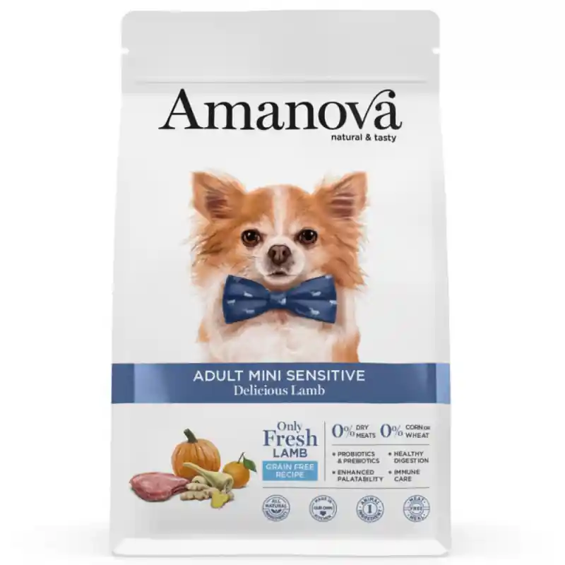 Amanova Hond Adult Mini Sensitive Delicious Lamb 800 GR