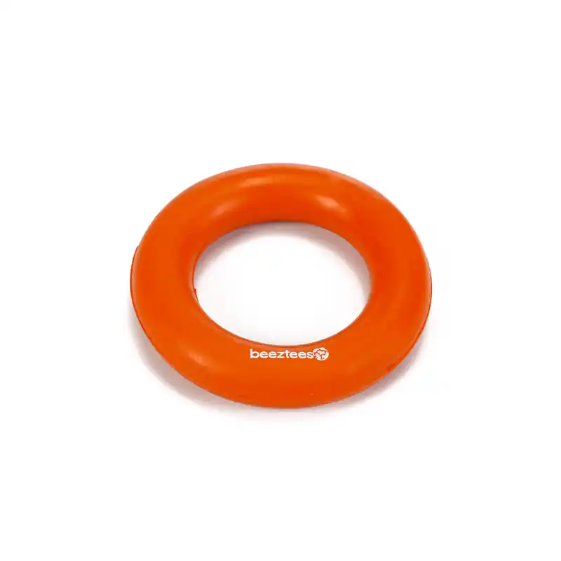 Beeztees Rubberen Ring Massief Oranje