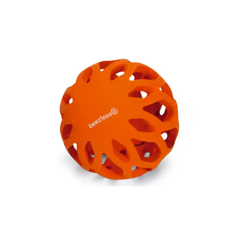 Beeztees Rubberen Speelbal Koko Oranje