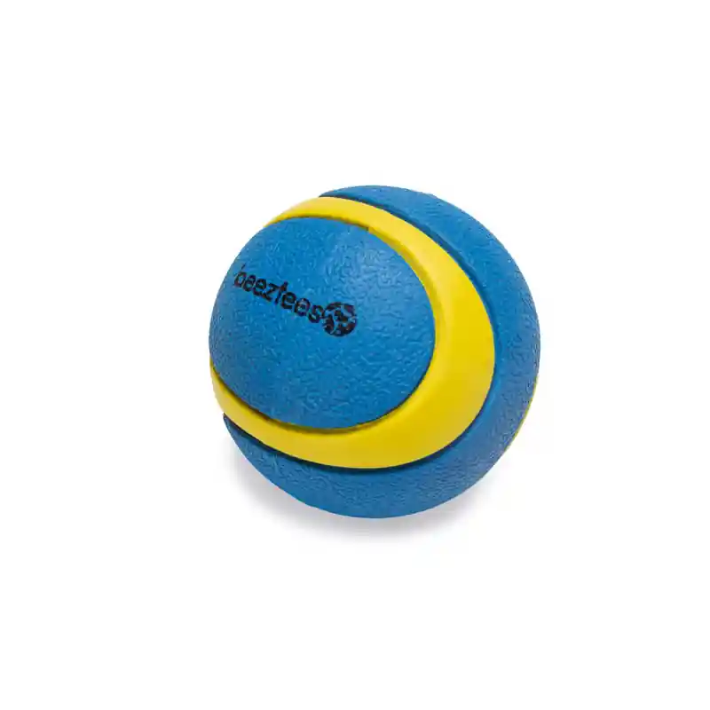 Beeztees Fetch Bal Magnifiek Blauw/Geel