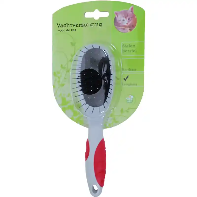 Vachtverzorgingsborstel Kat Stalen Pen