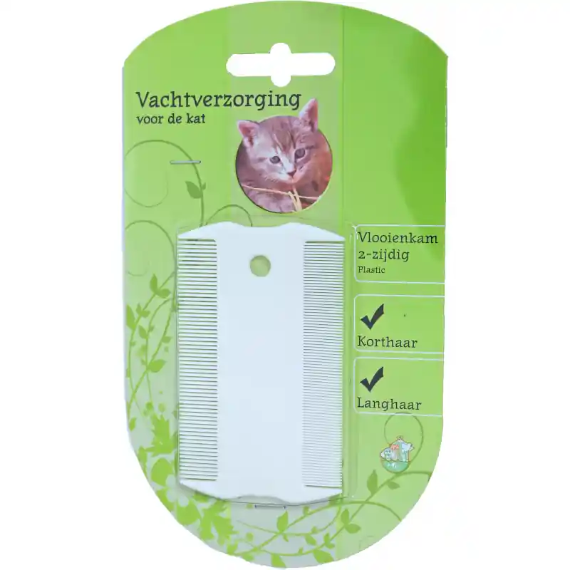 Vachtverzorging Kat Vlooienkam Plastic