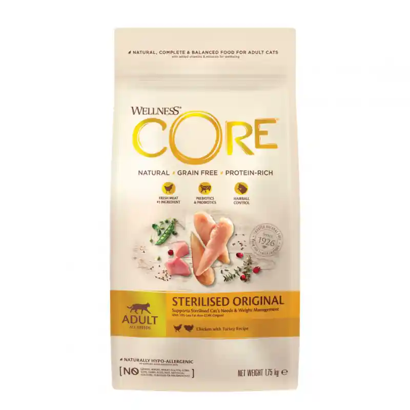 Wellness CORE Kat Sterilised Kip&Kalkoen
