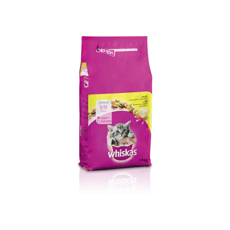 Whiskas Junior Droogvoer Kip - 1,9 kg