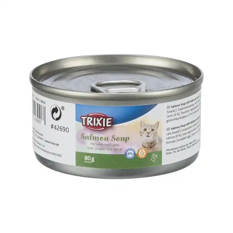 Trixie Salmon Soup met Kip
