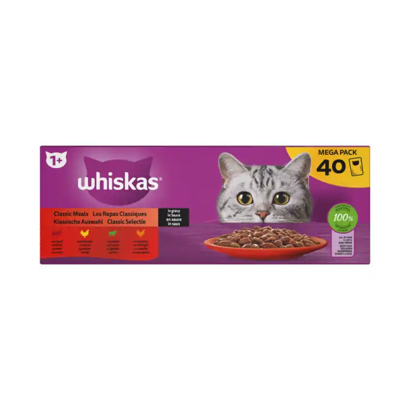 Whiskas Kattenvoer Adult Classic Selectie in Saus