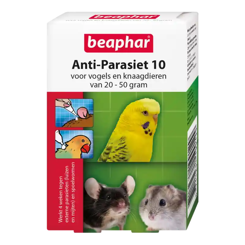 Anti-Parasiet 10 voor Vogels en Knaagdieren