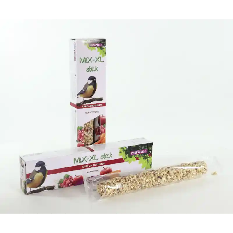 ESVE Mix-XL stick buitenvogels - Appel en Rozijn