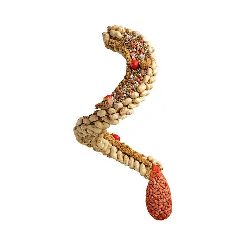 Voederslinger met pindanet 50cm