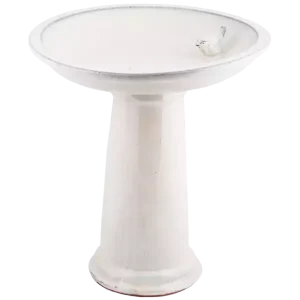 Vogelbad cr??me op voet