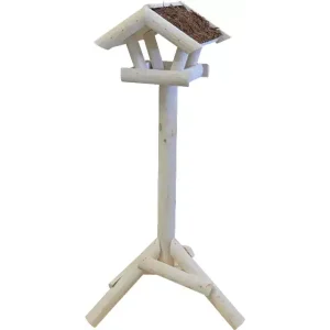 Voederhuis wit mini tenen dak