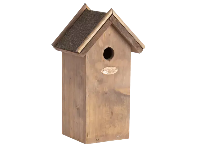 Nestkast koolmees bitumen dak