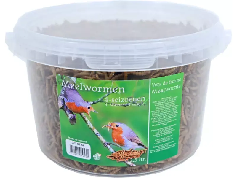 Meelwormen emmer 4-seizoenen 2.5l