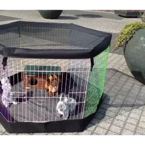 Afdeknet voor draadren klein zwart