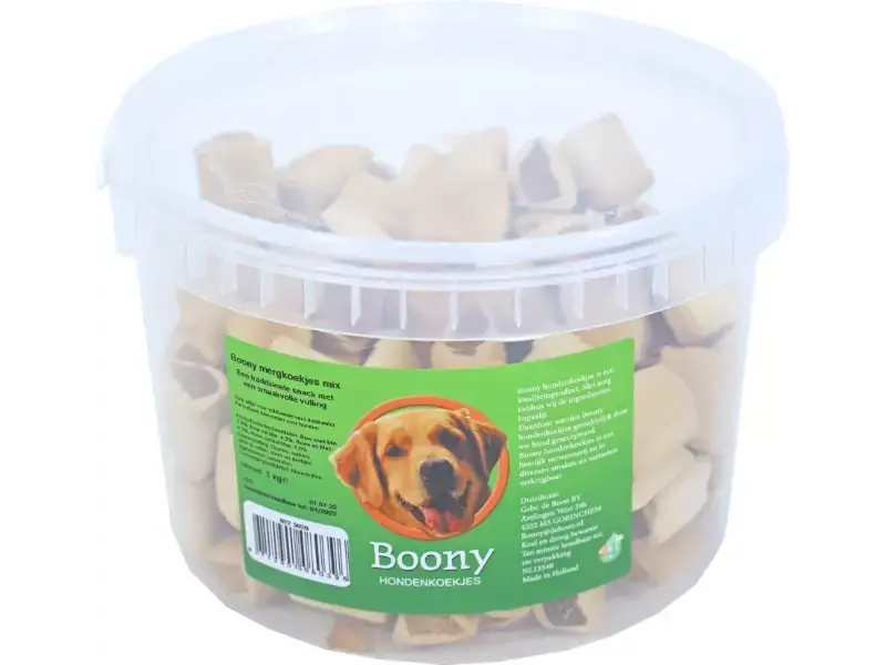 Hondenkoek mergkoekjes emmer 1000