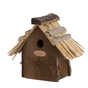 Nestkast winterkoning rieten dak
