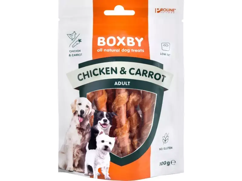 Boxby chicken&carrot sticks 100g