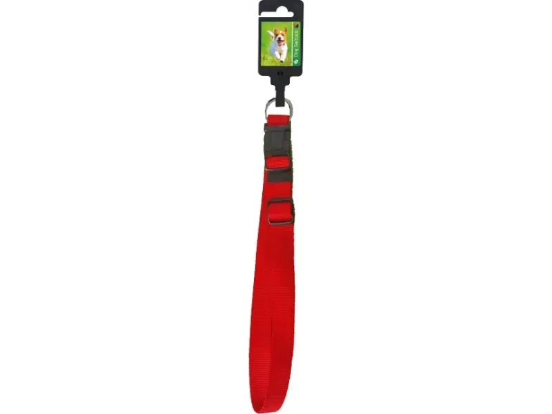 Halsband verstelb. 20mm/45-60cm rd