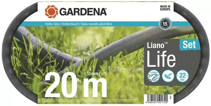 Textielslang lianoa life 20m set
