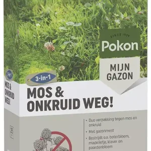 Pokon Mos en Onkruid Weg! 3-in-1 voor 25m2