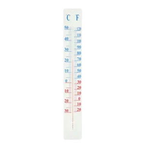 Thermometer op wandplaat 90 cm