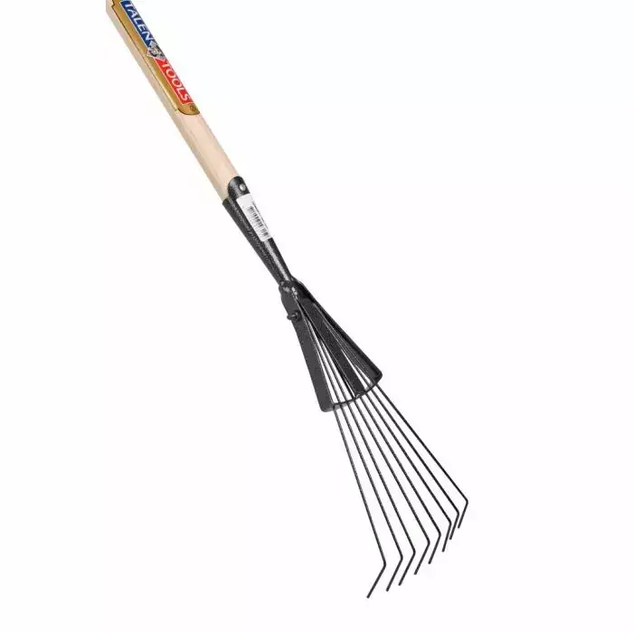 Gazonhark 8 tands professioneel gesmeed 140cm steel