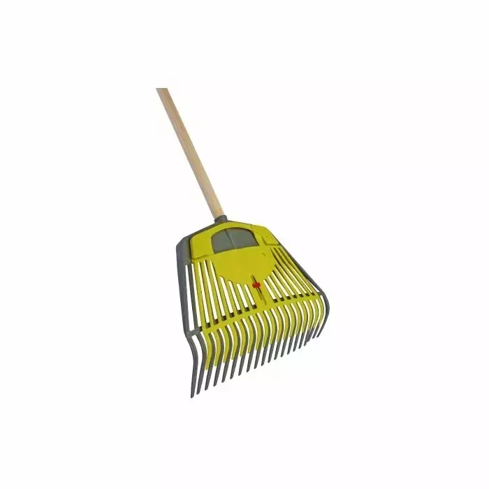 Bladvork pp grijs 45cm+ hand bladvork 160cm steel