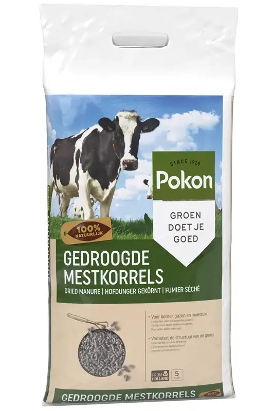 Pokon Gedroogde Mestkorrel 5kg