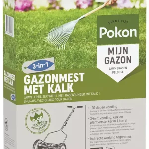 Pokon Gazonmest met Kalk 1kg voor 15m2