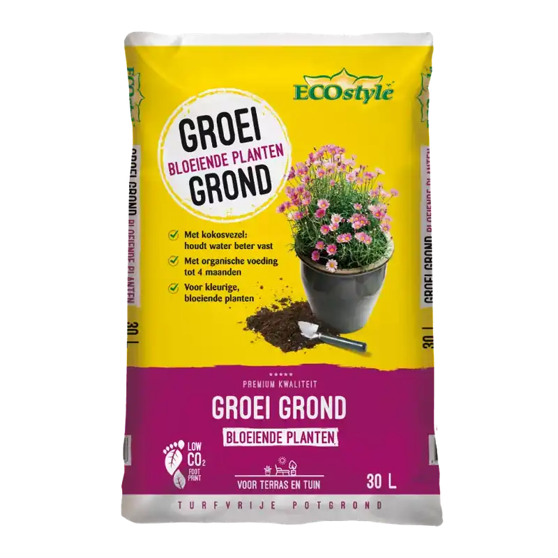 GroeiGrond Bloeiende Planten 30 ltr