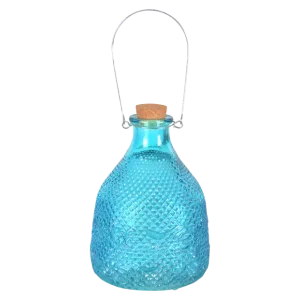 Vintage wespenpot ruitjesglas L ass