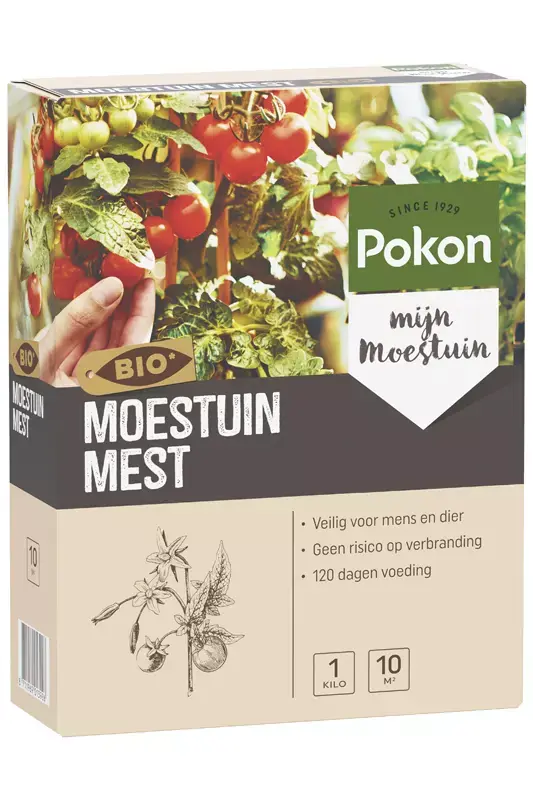 Pokon Bio Moestuin Mest 1kg