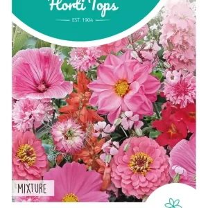 Zomerbloemen rose/rode tinten