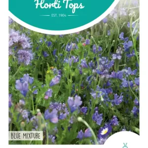 Zomerbloemen blauwe tinten