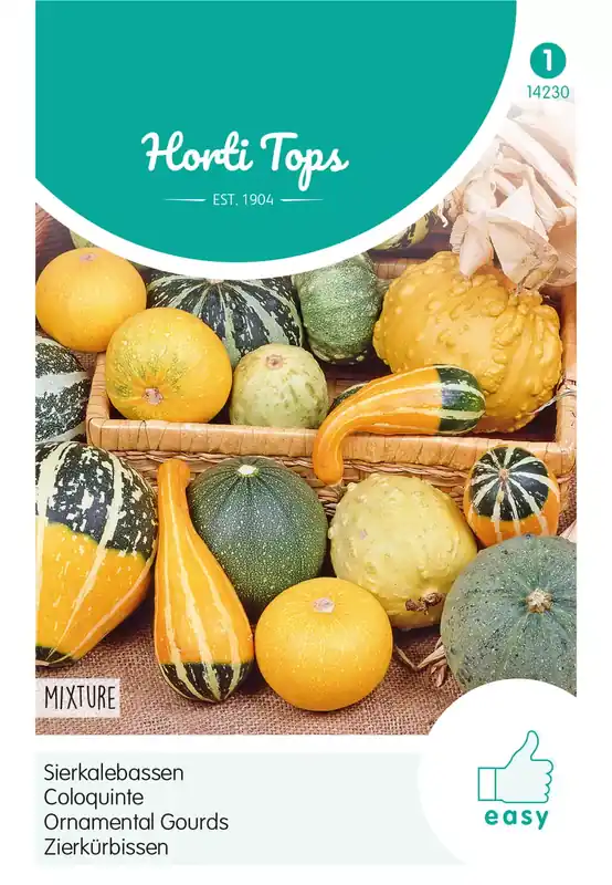 Cucurbita, Sierkalebas kleinvruchtig gemengd