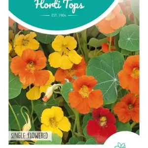 Tropaeolum, Oost-Indische Kers enkelbloemig gemengd