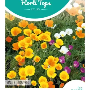 Eschscholtzia, Slaapmutsje enkelbloemig gemengd