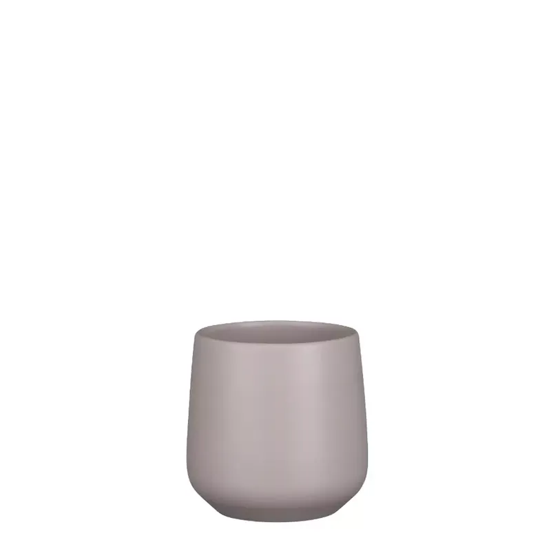 Amber d12h11.5cm taupe mat