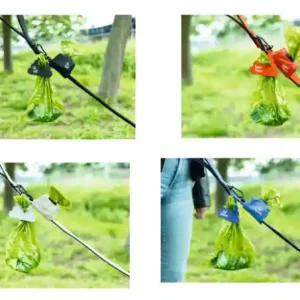 Beeztees Samy silicone poepzak en afvalhouder hond